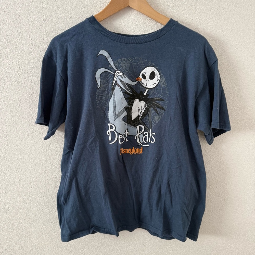 Disney Tim Burton's The Nightmare Before Christmas Shirt - Dark Blue